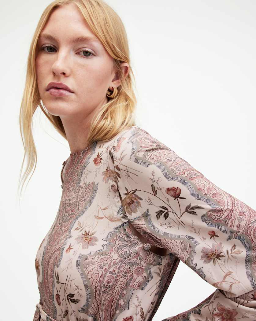 Susannah Cascade Paisley Maxi Dress