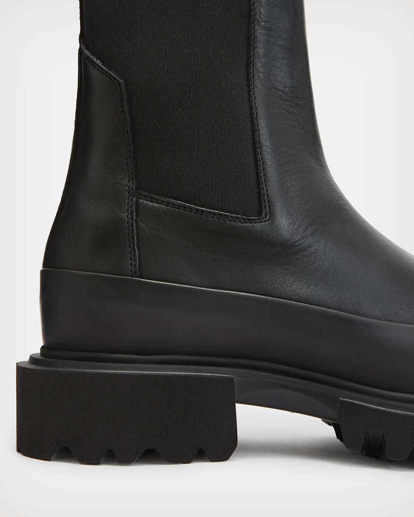 Harlee Chunky Leather Boots