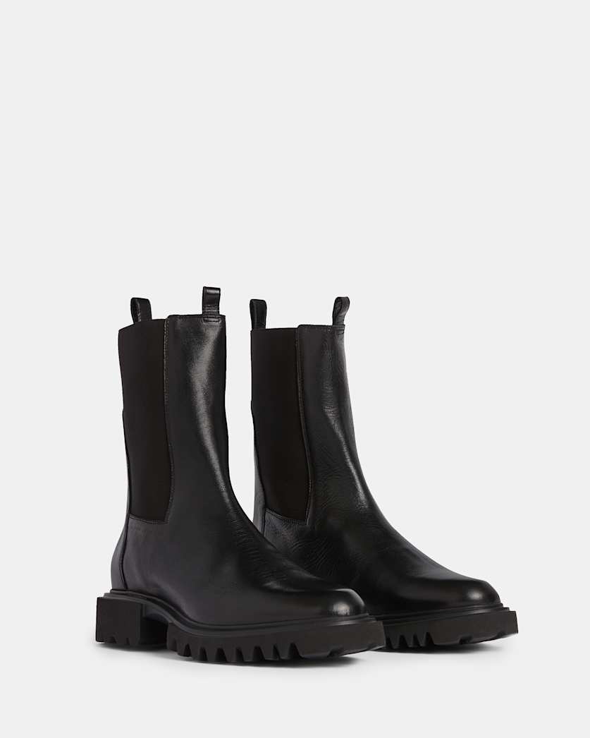 Hallie Leather Boots