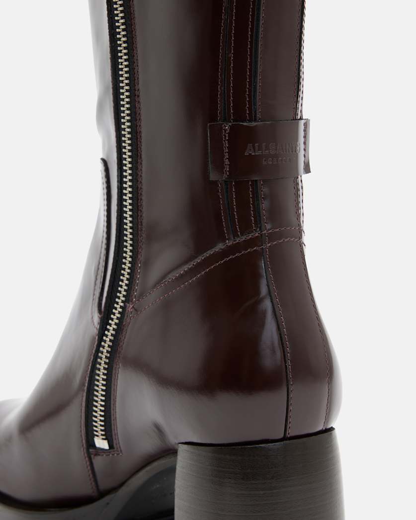 Pip Knee High Leather Boots