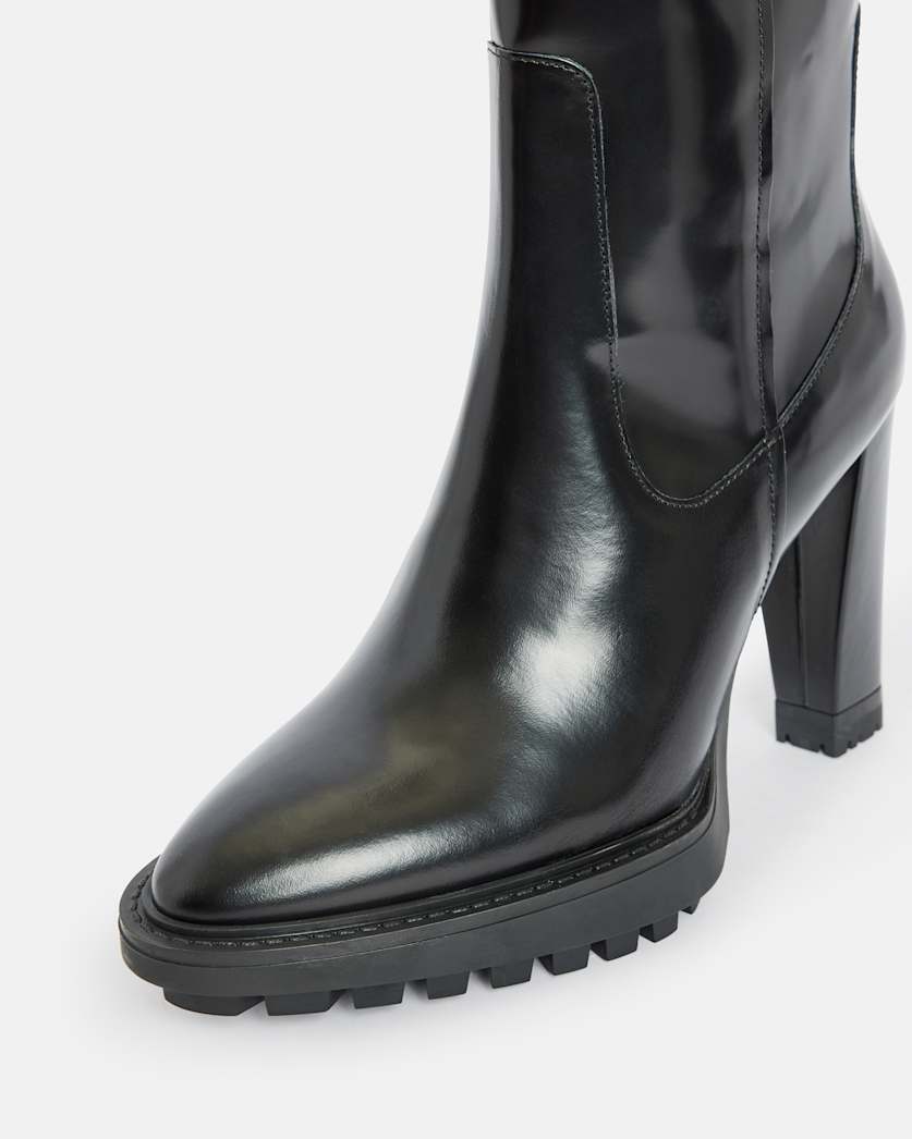 Harlem Knee High Leather Boots