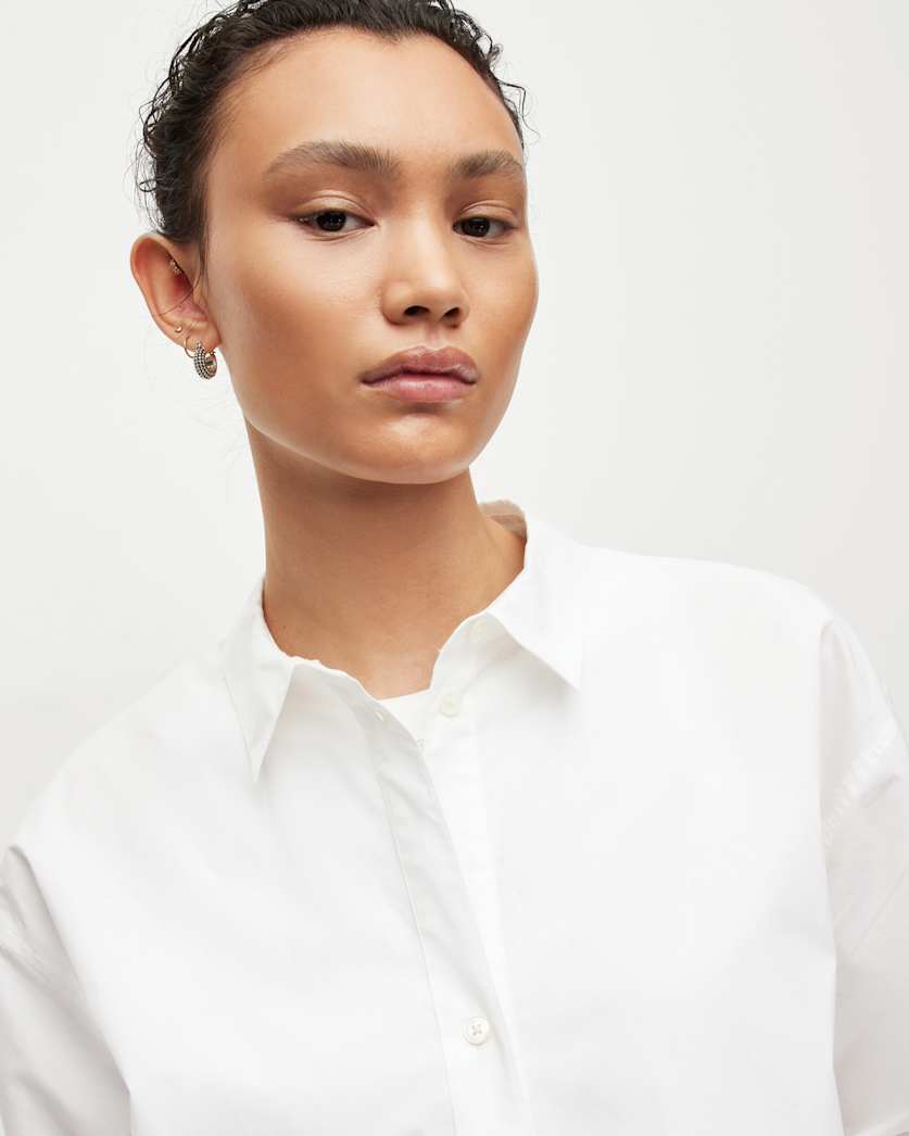 Sasha Oversized Split Hem Shirt