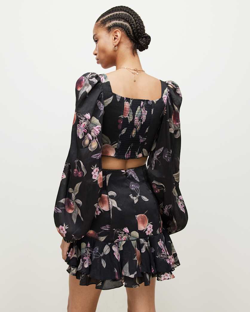 Ria Silk Linen-Blend Soleil Top