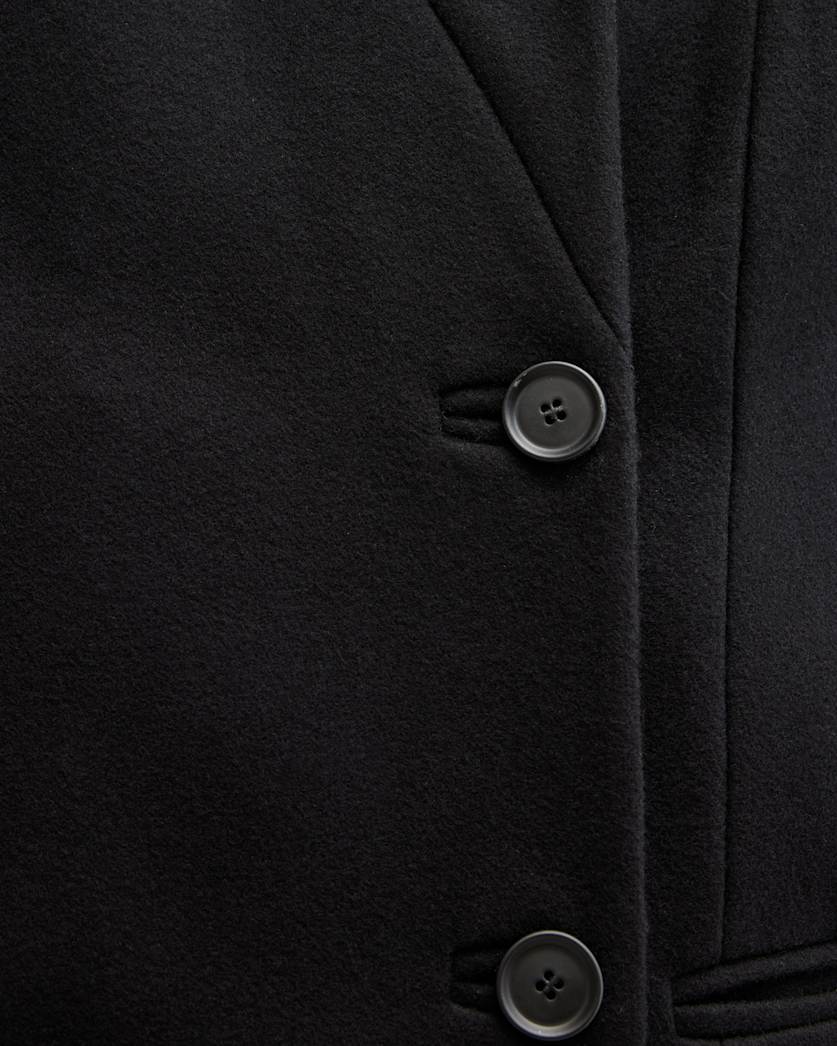Sidney Wool Cashmere Blend Tailored Coat