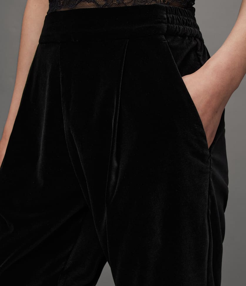 Aleida Velvet Open Front Suit  large