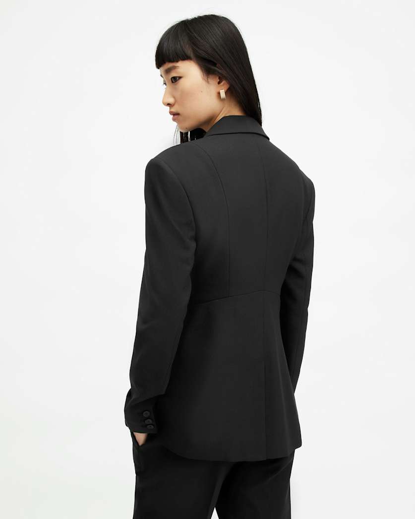 Sevenh Cinched Waist Slim Fit Blazer
