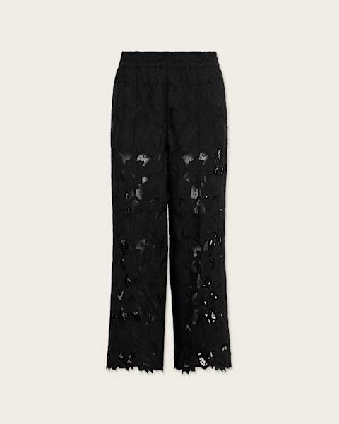 Charli Embroidered Straight Fit Trousers