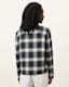 Ellis Checked Embroidered Zip Up Jacket