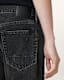 Reid Repair Distressed Straight Leg Jeans