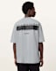 Redact Oversized Embroidered Logo T-Shirt