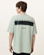 Redact Oversized Embroidered Logo T-Shirt
