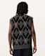 Adore Argyle Knitted V-Neck Tank Top