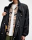 Tierra Lightweight Logo Print Parka Coat