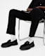 Gibbs Leather Chain Loafers Shoes