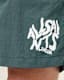 Orlando Slim Fit Printed Swim Shorts
