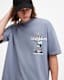 Undergang Oversized Graphic Printed T-Shirt