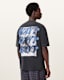 Wavy Oversized Crew Neck T-Shirt