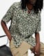 Underground Camouflage Print Logo Shirt