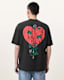 Sown Printed Oversized Crew Neck T-Shirt