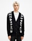Scripture Gothic Jacquard Logo Cardigan