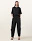 Kaye Relaxed Fit Satin Trousers