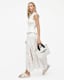 Alex Embroidered Broderie Midi Skirt