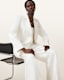 Bonnie Tailored Wide-Leg Linen Blend Trousers
