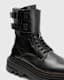 Zoe Lace Up Chunky Leather Boots