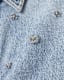 Hettie Embellished Oversized Denim Shacket