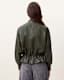 Sofi Drawstring Leather Bomber Jacket