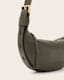Half Moon Leather Crossbody Bag