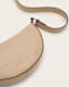 Half Moon Leather Crossbody Bag