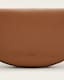 Half Moon Leather Crossbody Bag