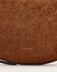 Half Moon Suede Crossbody Bag