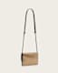 Etta Metallic Leather Clutch Bag