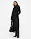 Riley Wrap Around Belted Long Line Coat