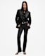 Haldan Slim Bootcut Coated Denim Jeans