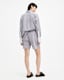 Karina Relaxed Fit Pinstripe Shorts