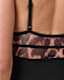 Xalia Mesh Leopard Print Swimsuit