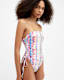 Elisa Ruched Bandeau Swimsuit