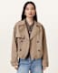Reya Cropped Suede Mac