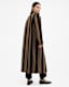 James Wool Blend Striped Maxi Coat