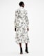 Skye Floral Asymmetric Hem Midi Dress