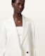 Bonnie Double-Breasted Linen Blend Blazer