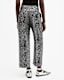 Jemi Leopard Print Metallic Trousers