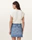 Mira Cropped Satin Drawcord T-Shirt