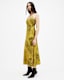 Tiana Slim Fit Printed Midi Slip Dress