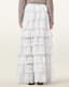 Lizi Tiered Lace Maxi Skirt