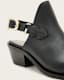Desola Leather Western Mule