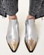 Desola Leather Western Mules